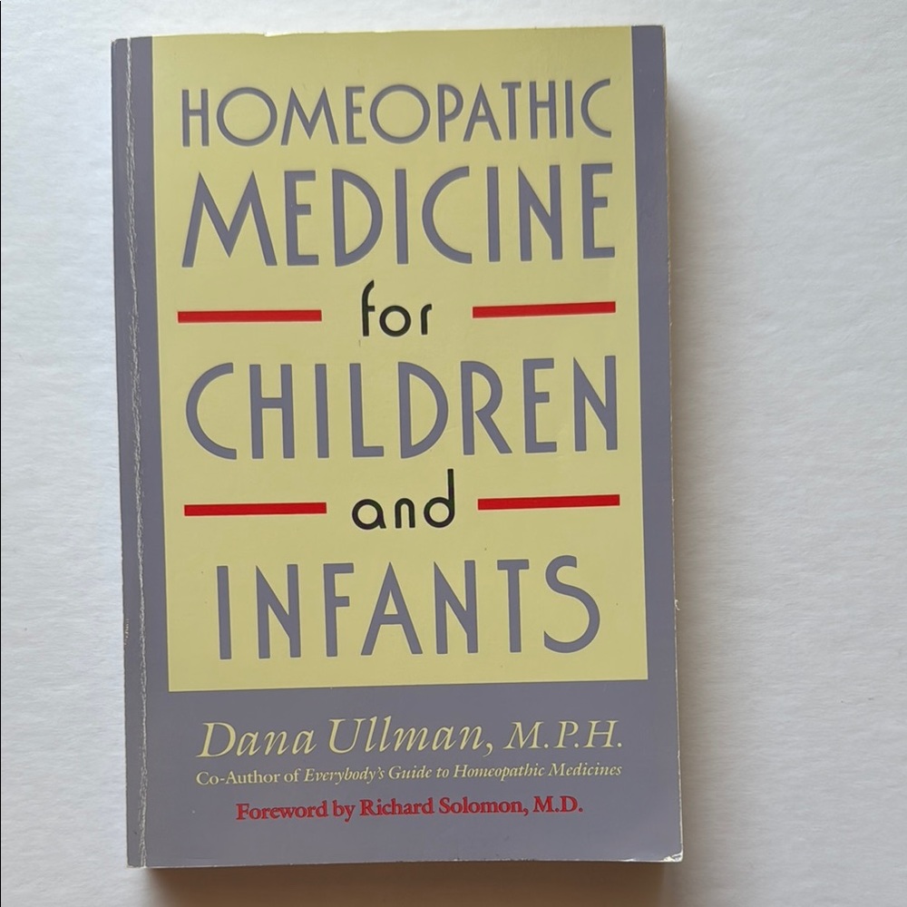 📚 3/$25 - BOOK “Homeopathic Medicine Guide for Parents”